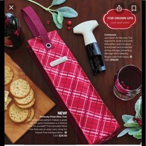 Tupperware insulated wine tote brand new